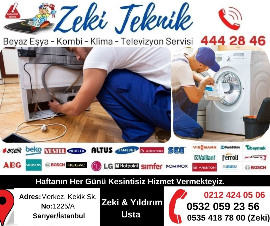 Zekeriyaköy Beyaz Eşya Servisi